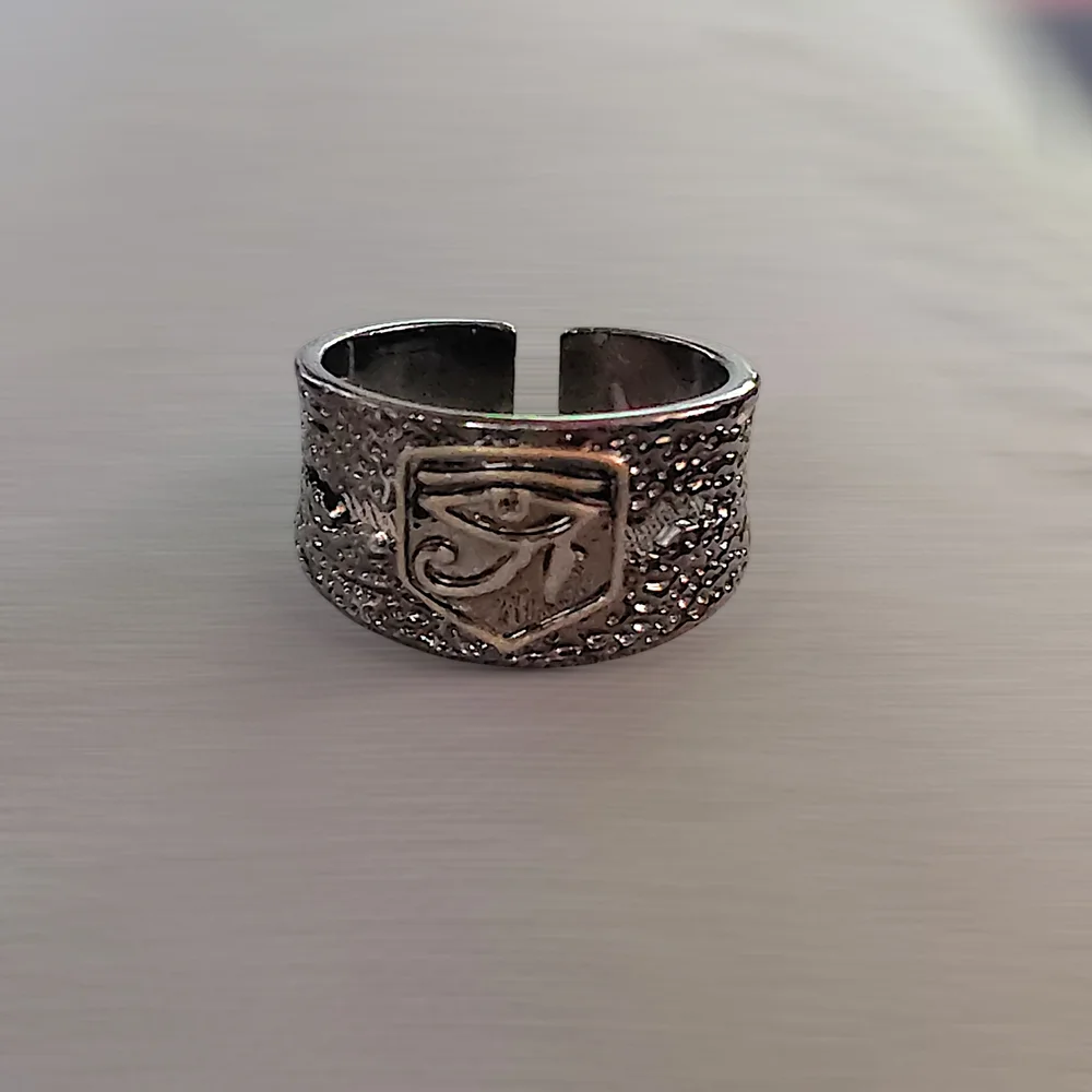 Men's Viking Horus Eye Of God Adjustable Ring